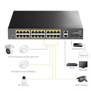 Cudy 24-Port Gigabit PoE+ Switch with 2 Uplink Gigabit Ports and 2 Gigabit SFP Slots 300W