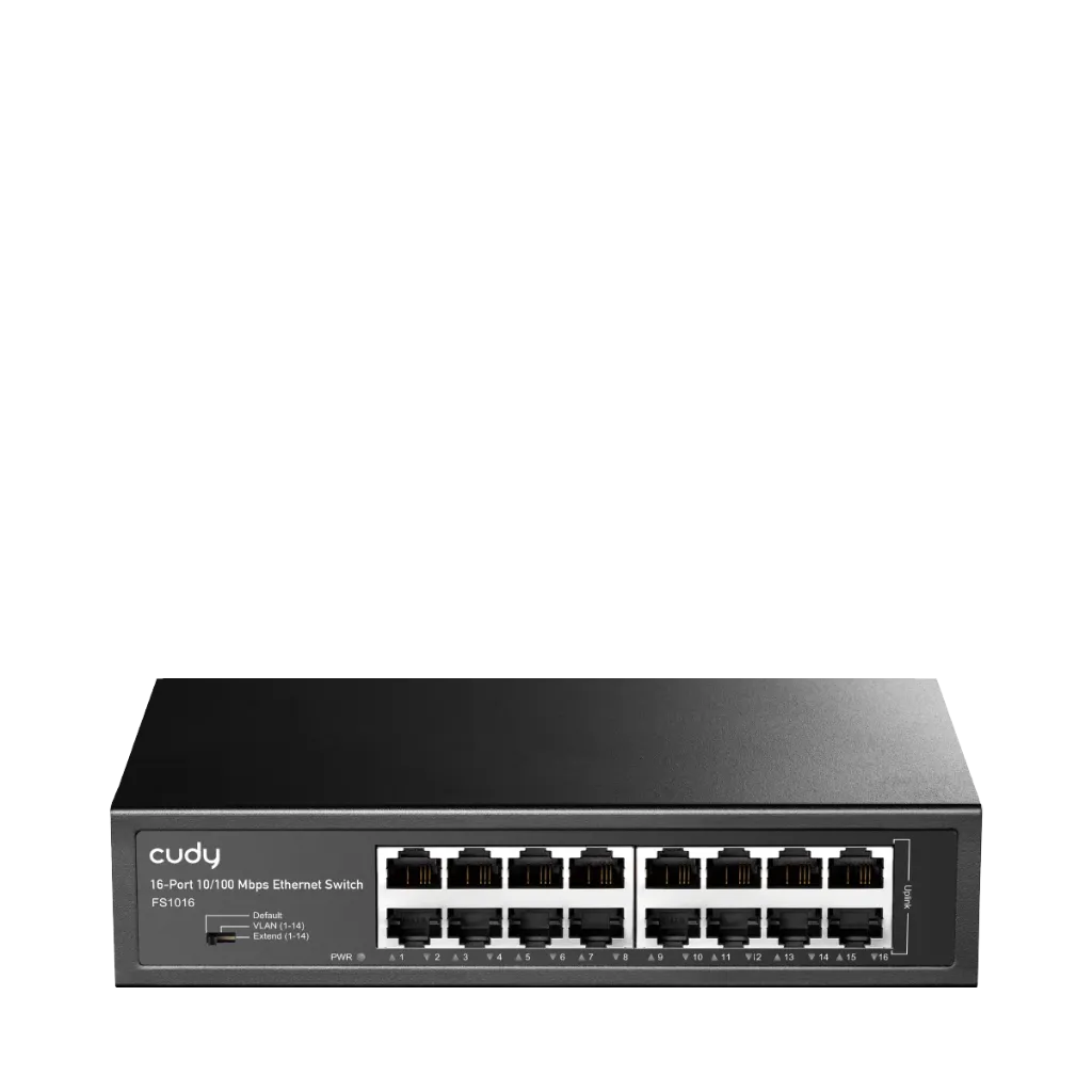 Cudy 16-Port 10/100 Mbps Metal Switch