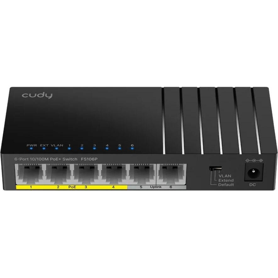 Cudy 6-Port 10/100M PoE+ Switch 36W